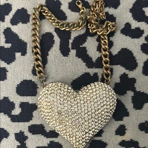 Gold Heart Pendant Necklace